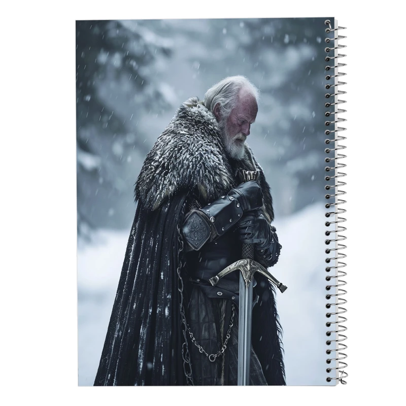 دفتر ژورنال نویسی 50 برگ مدوپد مدل نقطه ای طرح بازی تاج و تخت GOT کد DF14324