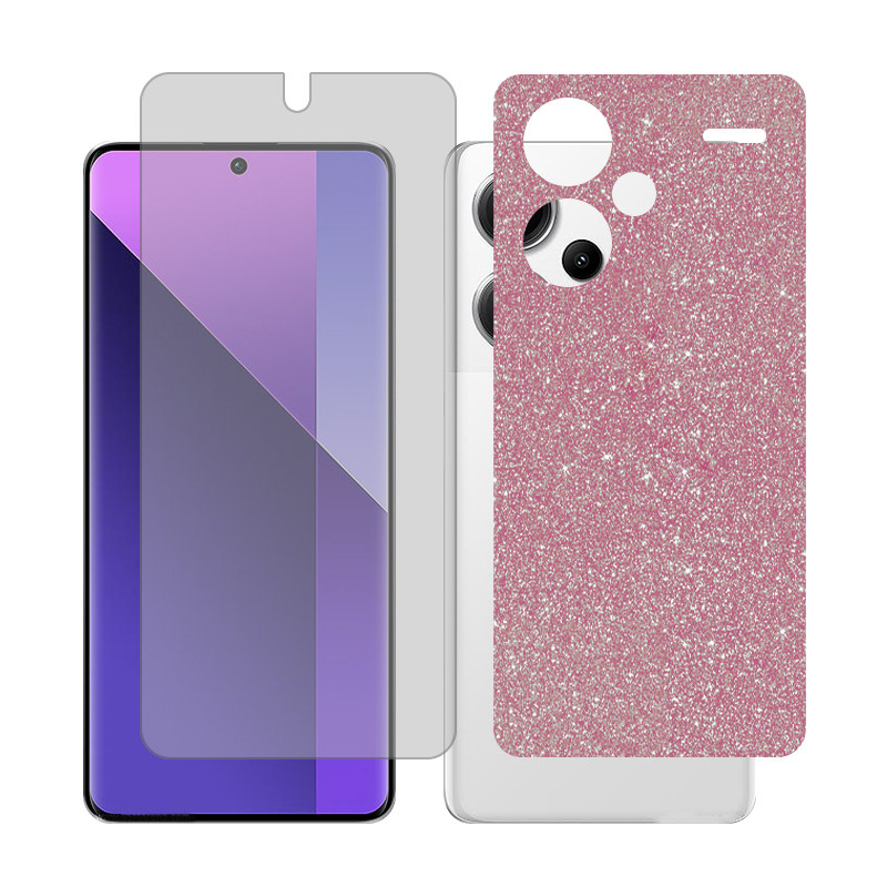 محافظ صفحه نمایش شفاف گلس مدل Together مناسب برای گوشی موبایل شیائومی Redmi Note 13 Pro Plus به همراه برچسب پوششی 