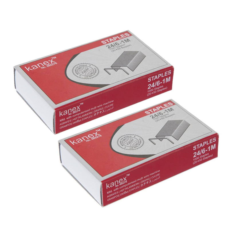 سوزن منگنه کانکس مدل 24/6 بسته دو عددی