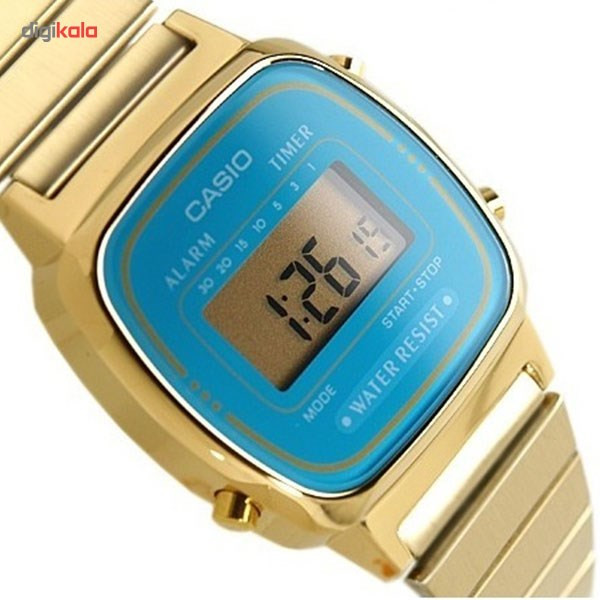 ساعت مچی دیجیتال زنانه کاسیو مدل LA670WGA-2DF ساعت مچی دیجیتال زنانه کاسیو مدل LA670WGA-2DF