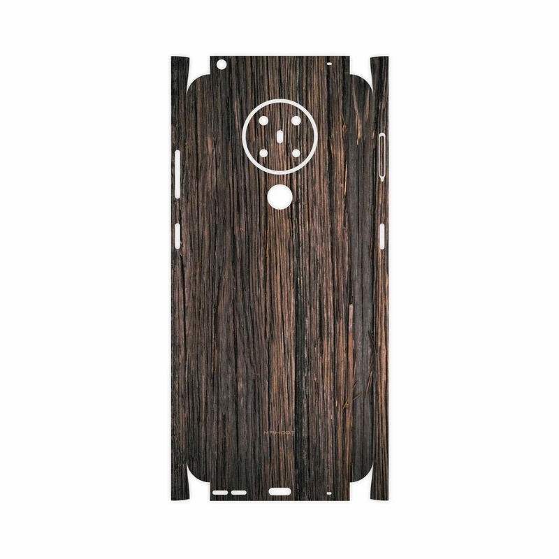 برچسب پوششی ماهوت مدل Burned-Wood-FullSkin مناسب برای گوشی موبایل نوکیا 5.3