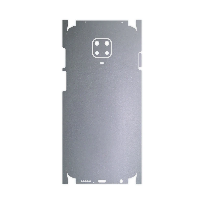 برچسب پوششی ماهوت مدل Matte-Silver-FullSkin مناسب برای گوشی موبایل شیائومی Redmi Note 9 Pro