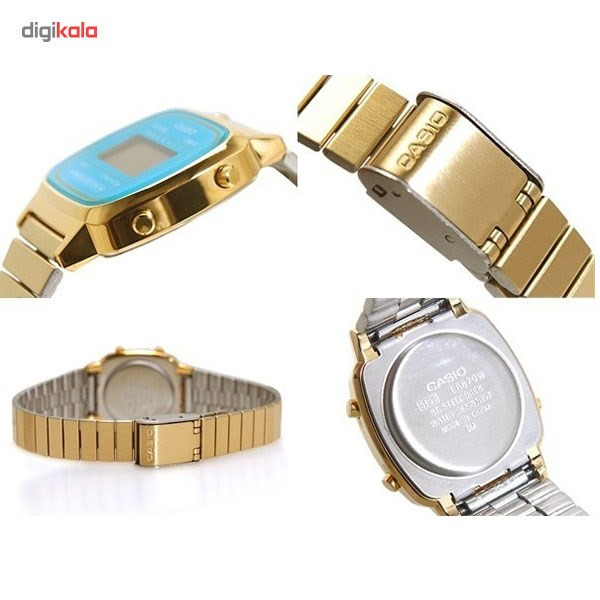 ساعت مچی دیجیتال زنانه کاسیو مدل LA670WGA-2DF ساعت مچی دیجیتال زنانه کاسیو مدل LA670WGA-2DF