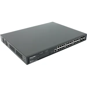 سوییچ مدیریتی گیگابیتی 24 پورت PoE Plus تی پی-لینک به همراه 4 پورت Combo SFP مدل TL-SG3424P