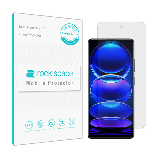محافظ صفحه نمایش شفاف راک اسپیس مدل Hygel مناسب برای گوشی موبایل شیائومی Redmi Note 12 Pro 5G