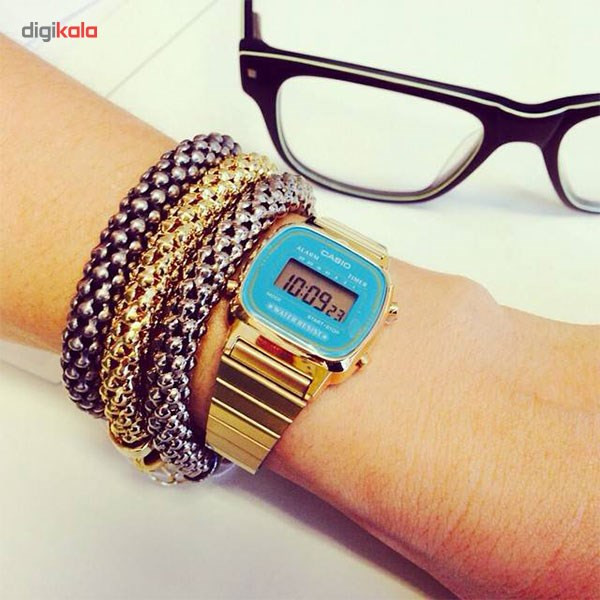 ساعت مچی دیجیتال زنانه کاسیو مدل LA670WGA-2DF ساعت مچی دیجیتال زنانه کاسیو مدل LA670WGA-2DF