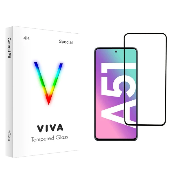 محافظ صفحه نمایش ویوا مدل 4K مناسب برای گوشی موبایل سامسونگ Galaxy A51