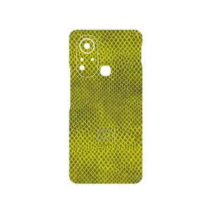 MAHOOT Yellow Snake Skin Cover Sticker for Infinix Hot 11s