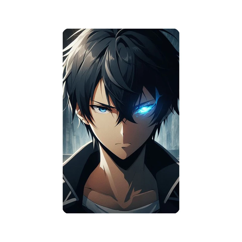 استیکر کارت مدل انیمه طرح سولو لولینگ سونگ جین وو solo leveling sung jin woo کد 5400