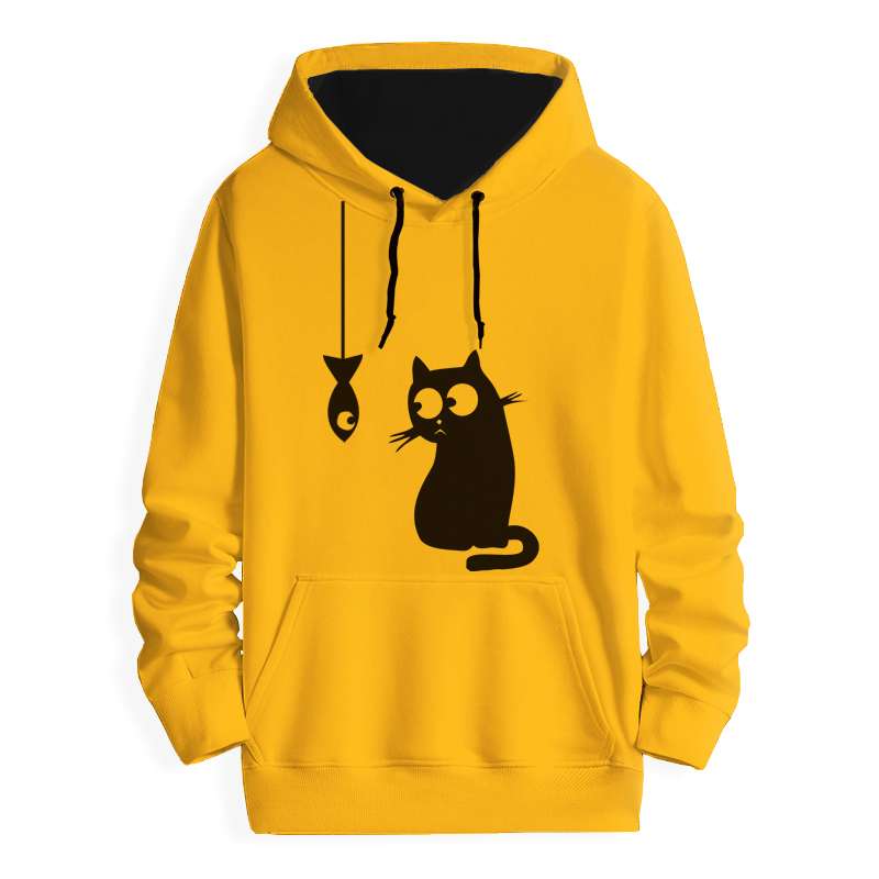 هودی زنانه مدل گربه C101YB