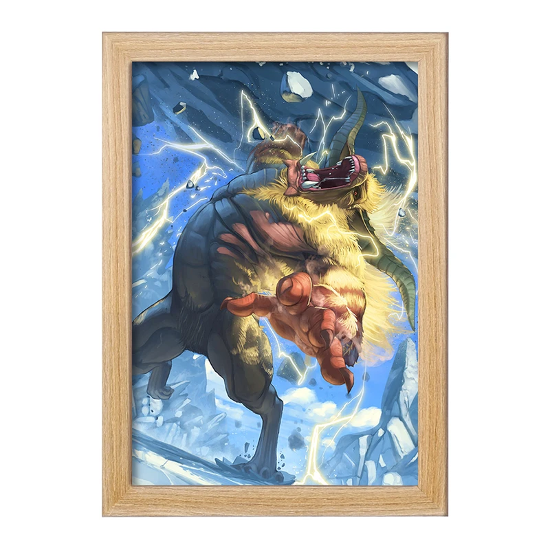 تابلو خندالو مدل بازی شکارچی هیولا (Monster Hunter) کد 33263