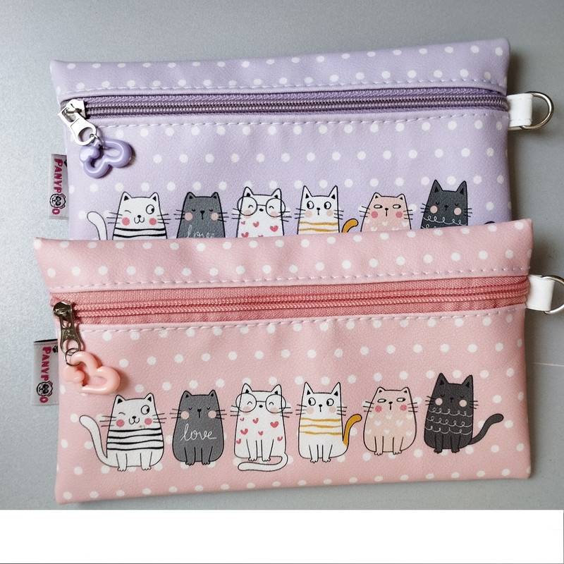 جامدادی پانی پو مدل پاکتی طرح گربه