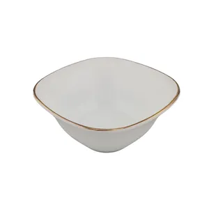 پیاله مدل مربع لب طلا