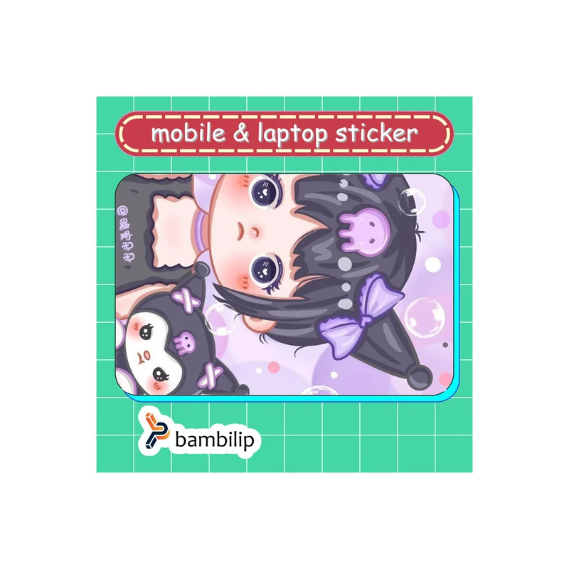 استیکر بامبیلیپ مدل کارت عابر طرح کرومی دخترانه کد 1315197