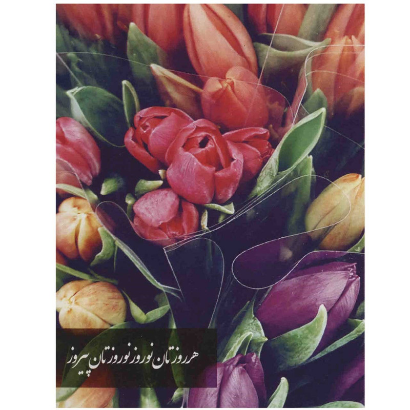 کارت پستال سری سال نو طرح گل لاله