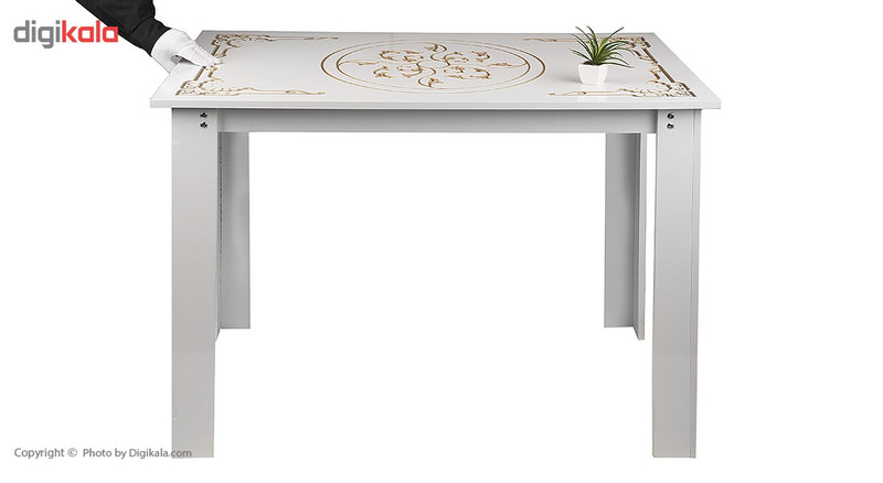 میز ناهار خوری صنایع چوب قائم کد K206 سایز 75 × 115