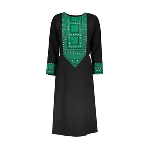 مانتو زنانه مدل سوزن دوزی بلوچی