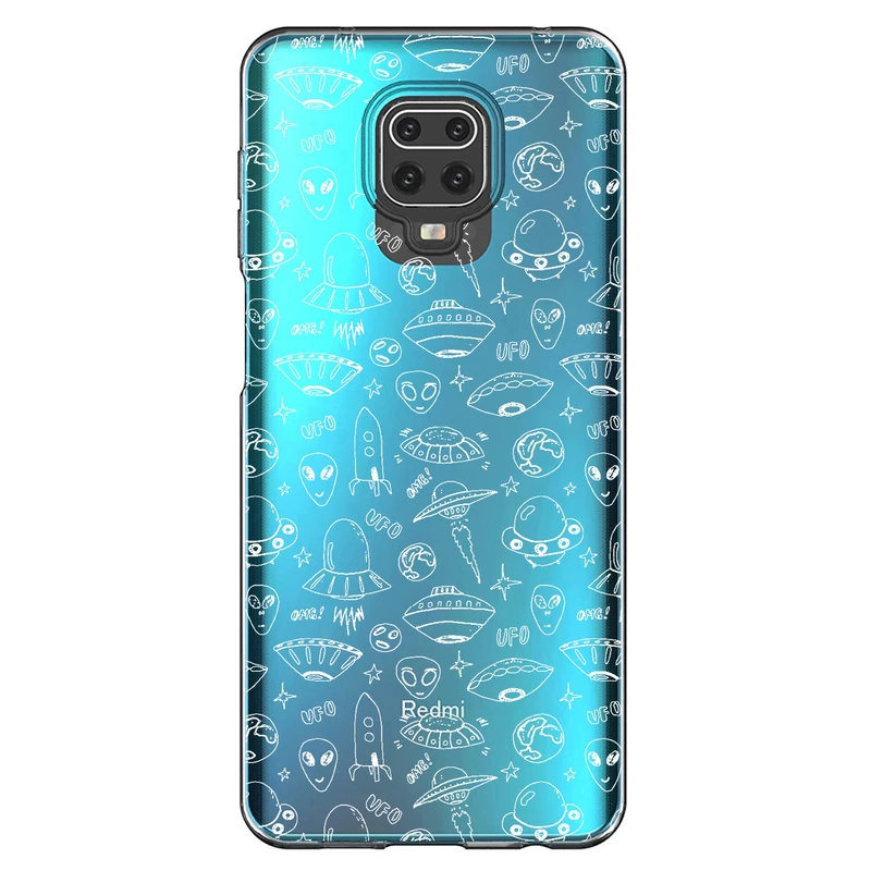 کاور مگافون طرح یوفو مدل C46-W مناسب برای گوشی موبایل شیائومی Redmi Note 9s / 9 Pro / 9 Pro Max