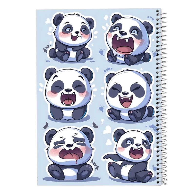 دفتر شطرنجی 50 برگ مدوپد طرح سگ و گربه کد DF17260