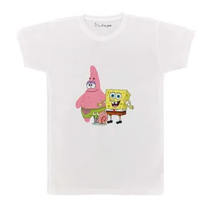 تی شرت بچگانه پرمانه طرح باب اسفنجی کد pmt.1185