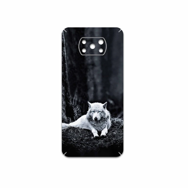 برچسب پوششی ماهوت مدل Dire-Wolf مناسب برای گوشی موبایل شیائومی Poco X3 Pro