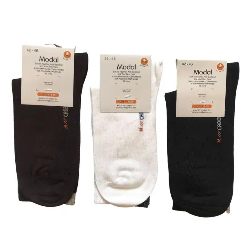 جوراب ورزشی مردانه مدل cms مجموعه 3 عددی