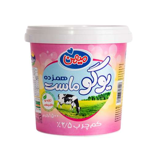 یوگو ماست کم چرب میهن مقدار 1500 گرم