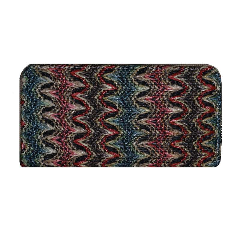 کیف پول زنانه مدل حصیری کد 03