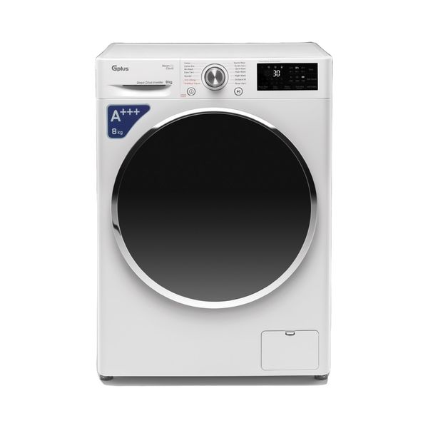 ماشین لباسشویی 8 کیلوگرم اتوماتیک جی پلاس مدل GWM-R808W.N