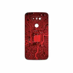 MAHOOT Red Printed Circuit Board Cover Sticker for LG G5