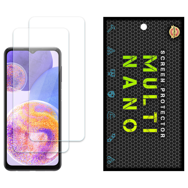 محافظ صفحه نمایش مولتی نانو مدل X-S2N مناسب برای گوشی موبایل سامسونگ Galaxy A23 بسته دو عددی