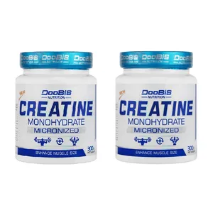 پودر کراتین مونوهیدرات میکرونایز دوبیس- 300 گرم بسته 2 عددی