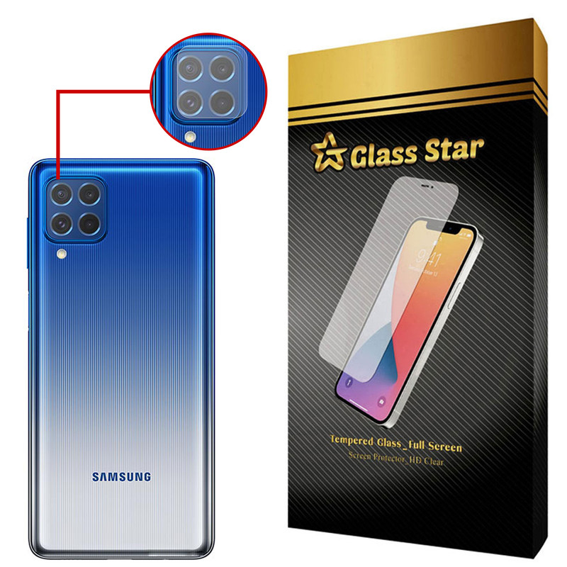 محافظ لنز دوربین گلس استار مدل PLX مناسب برای گوشی موبایل سامسونگ Galaxy M62