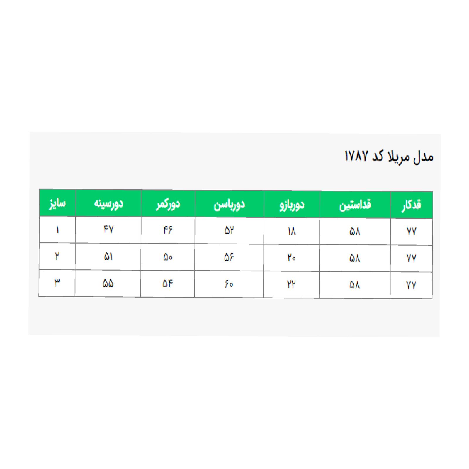 مانتو زنانه السانا مدل مریلا کد 178709 -  - 5