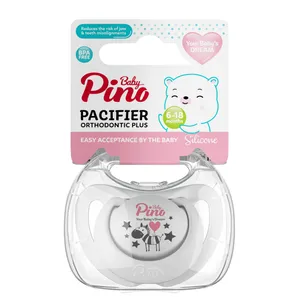 پستانک ارتودنسی پینو بیبی مدل گورخر مناسب 6 - 18 ماه
