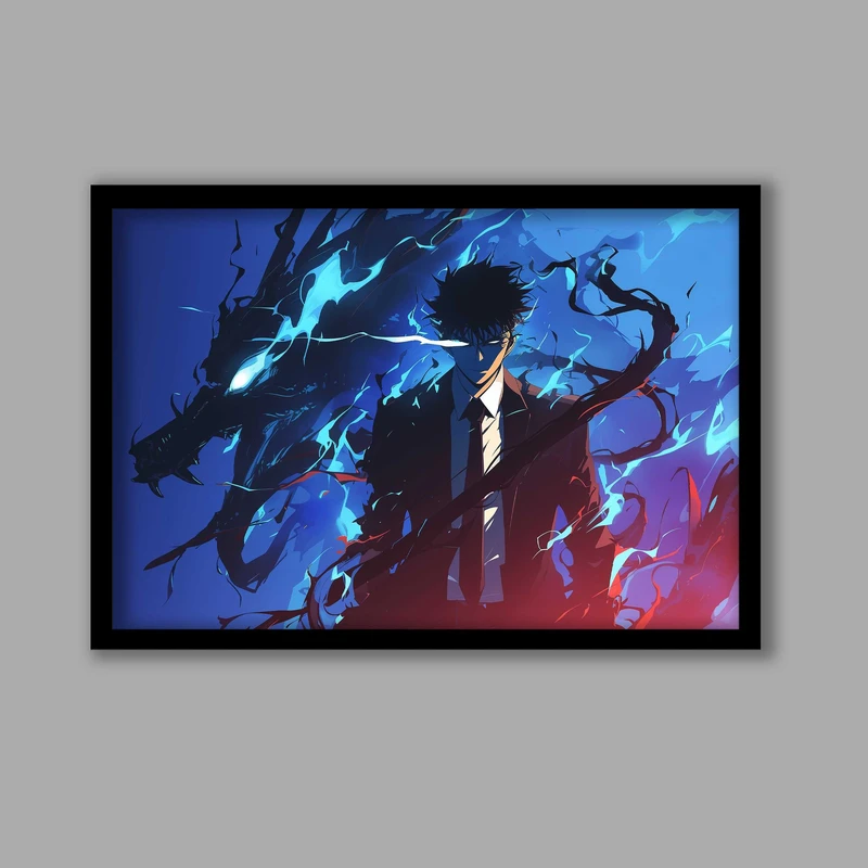 تابلو لیلیان مدل انیمه تک رو Solo Leveling کد LA-G11545-2