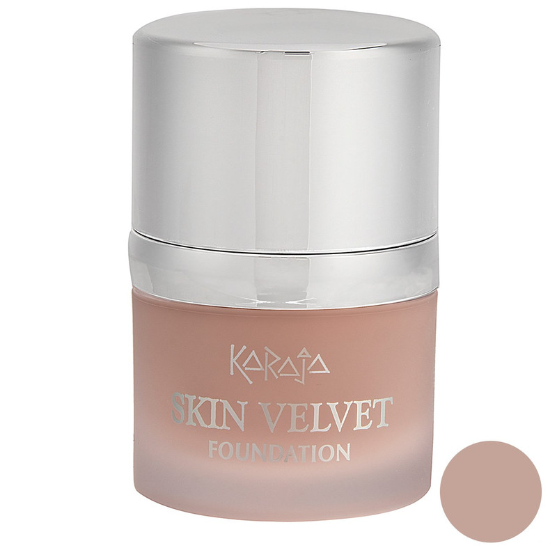 کرم پودر کاراجا سری Skin Velvet شماره 01 حجم 27 میلی لیتر