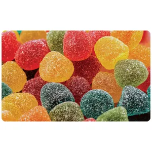 پادری طرح خوراکی پاستیل مدل 3604 سایز 76x46 سانتی متر