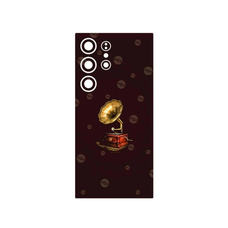 برچسب پوششی ماهوت مدل Gramophone Nostalgia مناسب برای گوشی موبایل سامسونگ Galaxy S24 Ultra