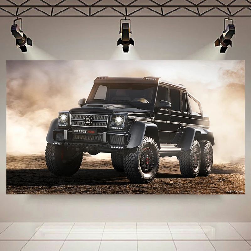 پوستر طرح ماشین آفرود مدل مرسدس بنز برابوس G700 کد AR12420