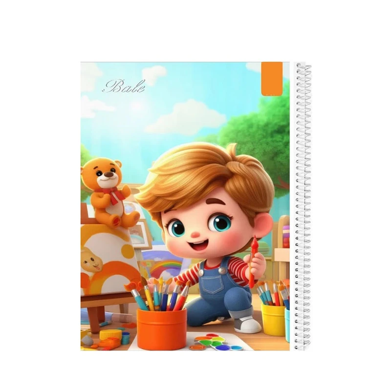 دفتر نقاشی 40 برگ بله طرح فانتزی پسرانه کد B576