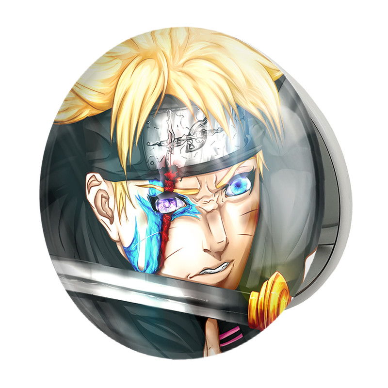 آینه جیبی خندالو طرح بوروتو اوزوماکی انیمه بوروتو Boruto مدل تاشو کد 13143 