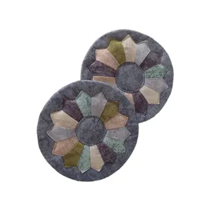 دستگیره تابه مدل چهل‌تکه طرح گل مجموعه دو عددی