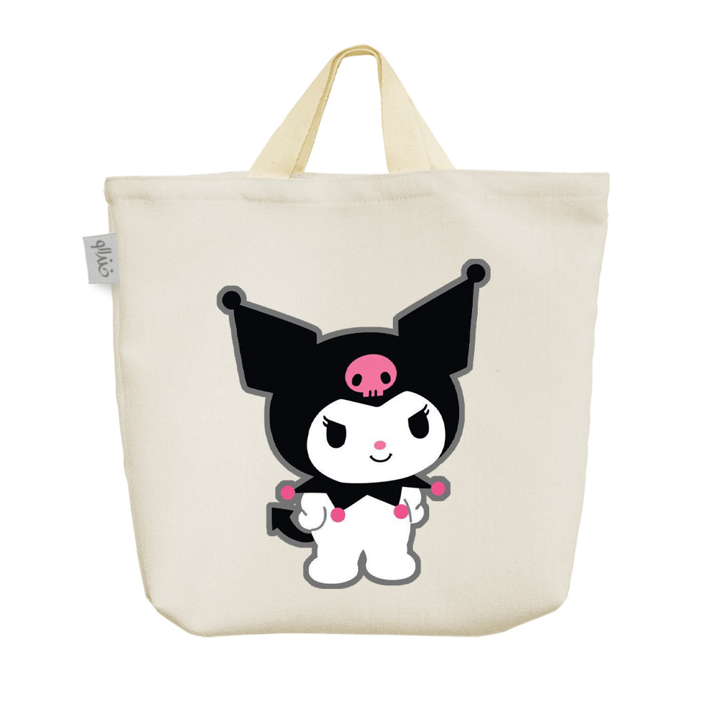 ساک خرید خندالو مدل کورومی Kuromi کد 2579 ساک خرید خندالو مدل کورومی Kuromi کد 2579