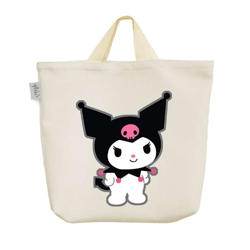ساک خرید خندالو مدل کورومی Kuromi کد 2579 ساک خرید خندالو مدل کورومی Kuromi کد 2579