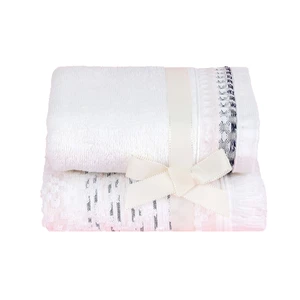 حوله دستی مادام کوکو مدل Rayford سایز 50x70 سانتی متر مجموعه 2 عددی