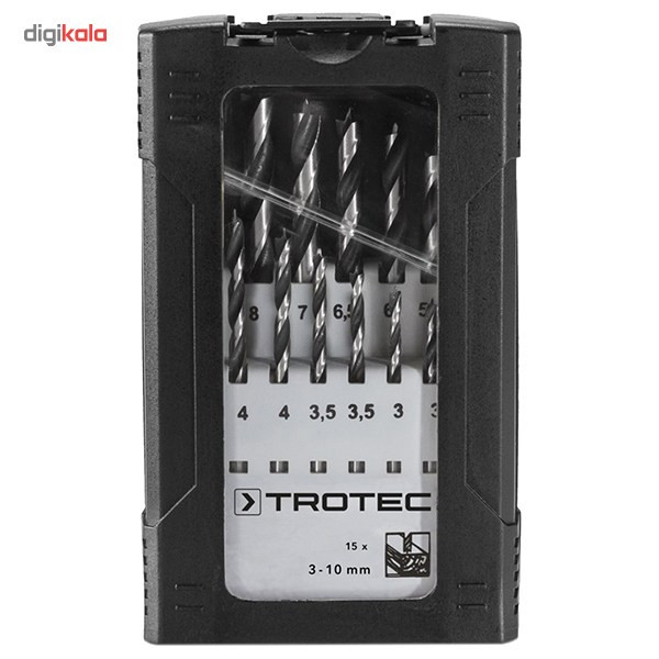مجموعه 15 عددی مته چوب تروتک