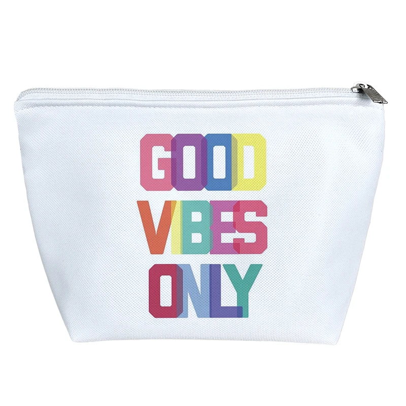 کیف لوازم آرایش دخترانه خندالو مدل جملات انگیزشی کد 2476