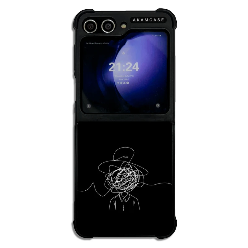 کاور آکام مدل AMC-WSGZFLIP5-ILLUSION-20مناسب برای گوشی موبایل سامسونگ Galaxy Z Flip 5