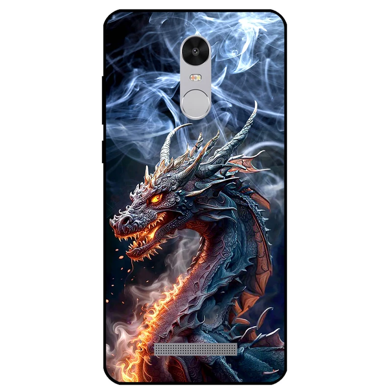 کاور مگافون طرح اژدها مدل 7453 مناسب برای گوشی موبایل شیائومی Redmi Note 3